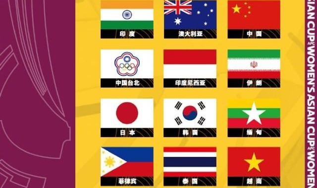 电竞社区-2022印度女足亚洲杯参赛队确定 中国位列第二档